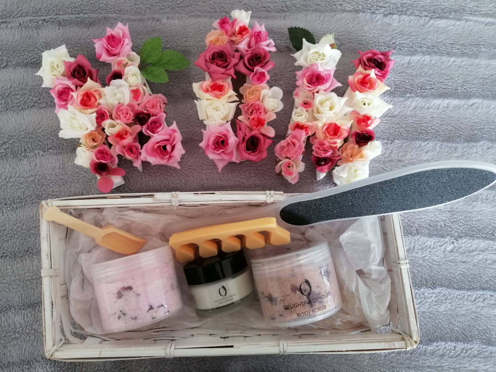 Delightfully Yours - Rose Pedi Set 